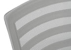 Office Chair, Adjustable Height, Swivel, Ergonomic, Armrests, Computer Desk, Work, Grey Mesh, Chrome Metal, Contemporary, Mod