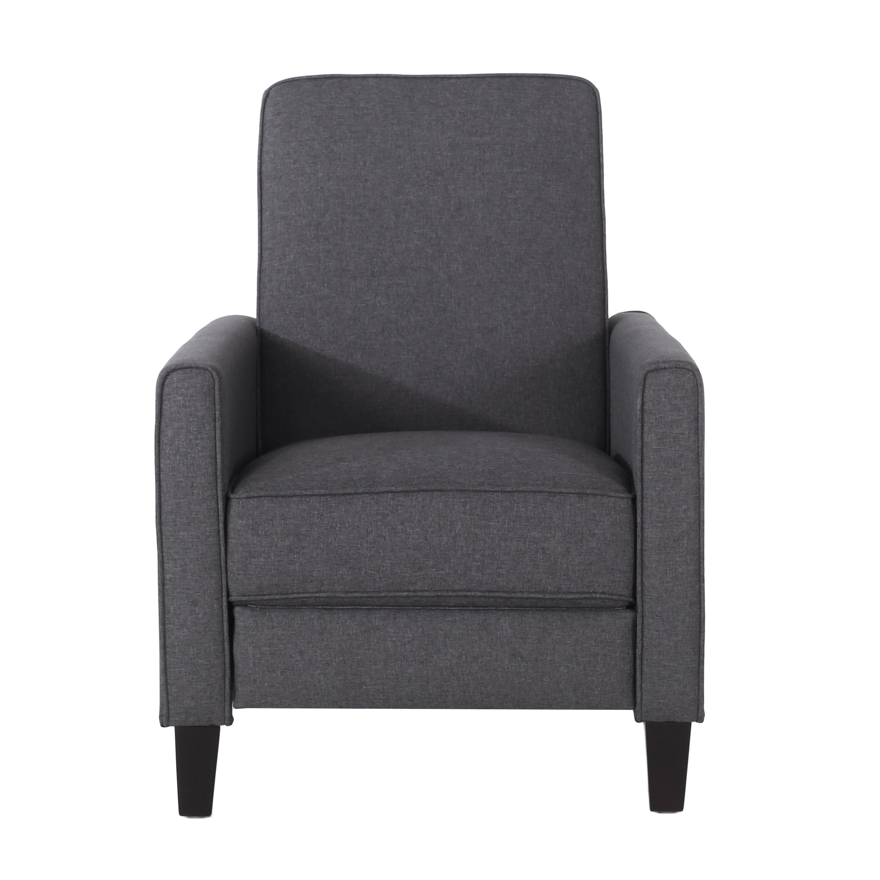 Smoke Fabric Push Back Chair for Elegant Home Décor - Grand Goldman Shop