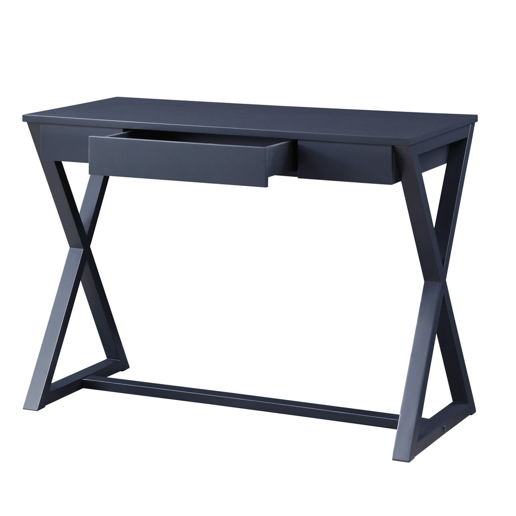 Nalo Charcoal Finish Console Table - Grand Goldman