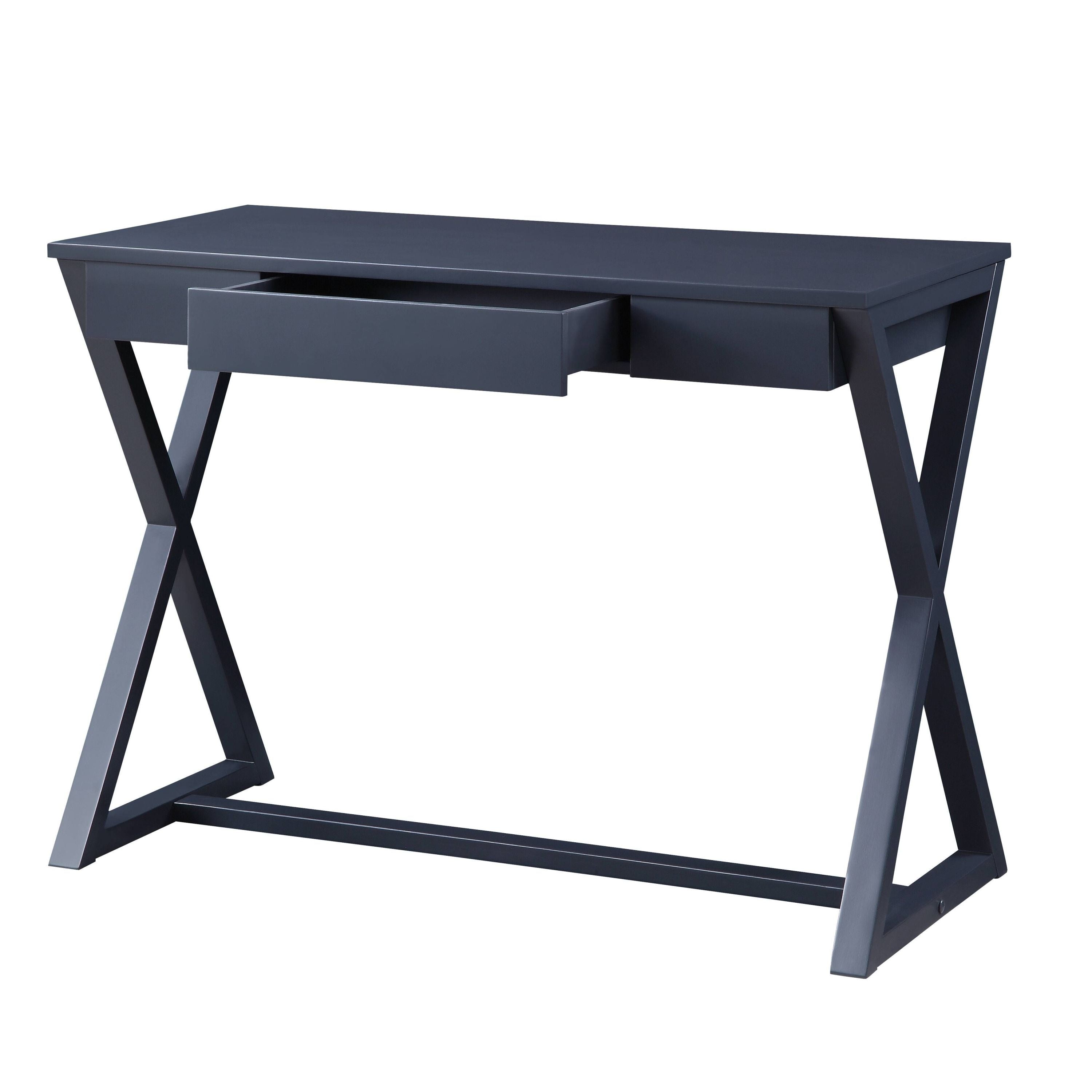 Nalo Charcoal Finish Console Table - Grand Goldman