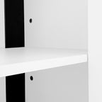 ON-TREND Modern TV Stand with 34.2' Non-heating Electric Fireplace, High Gloss Entertainment Center with 2 Cabinets, Media Console for TVs up to 78', White - Grand Goldman Shop