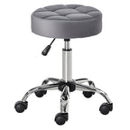 Office Chair Round Rolling Stool with Height Adjustable Lift, Vanity Chair - Grand Goldman