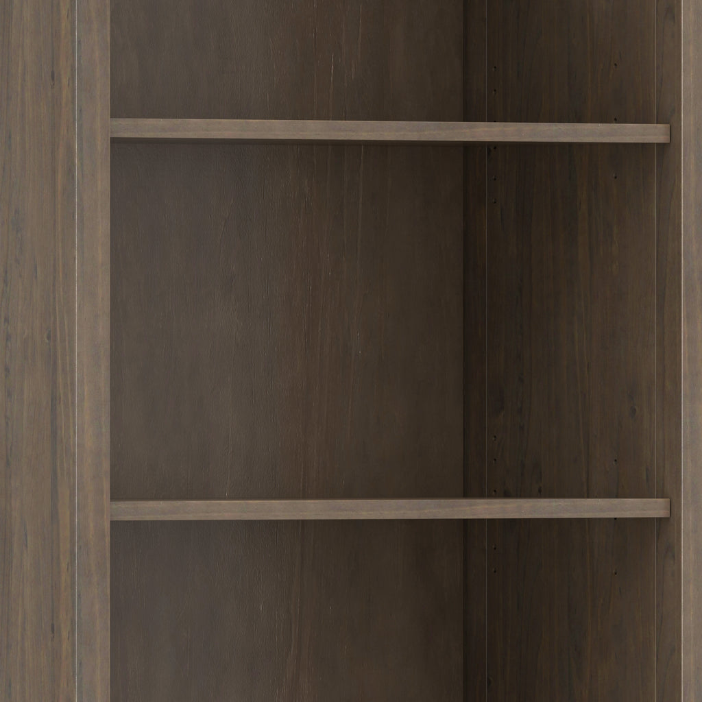 Ela - Bookcase - Smoky Brown | Premium Home Decor - Grand Goldman