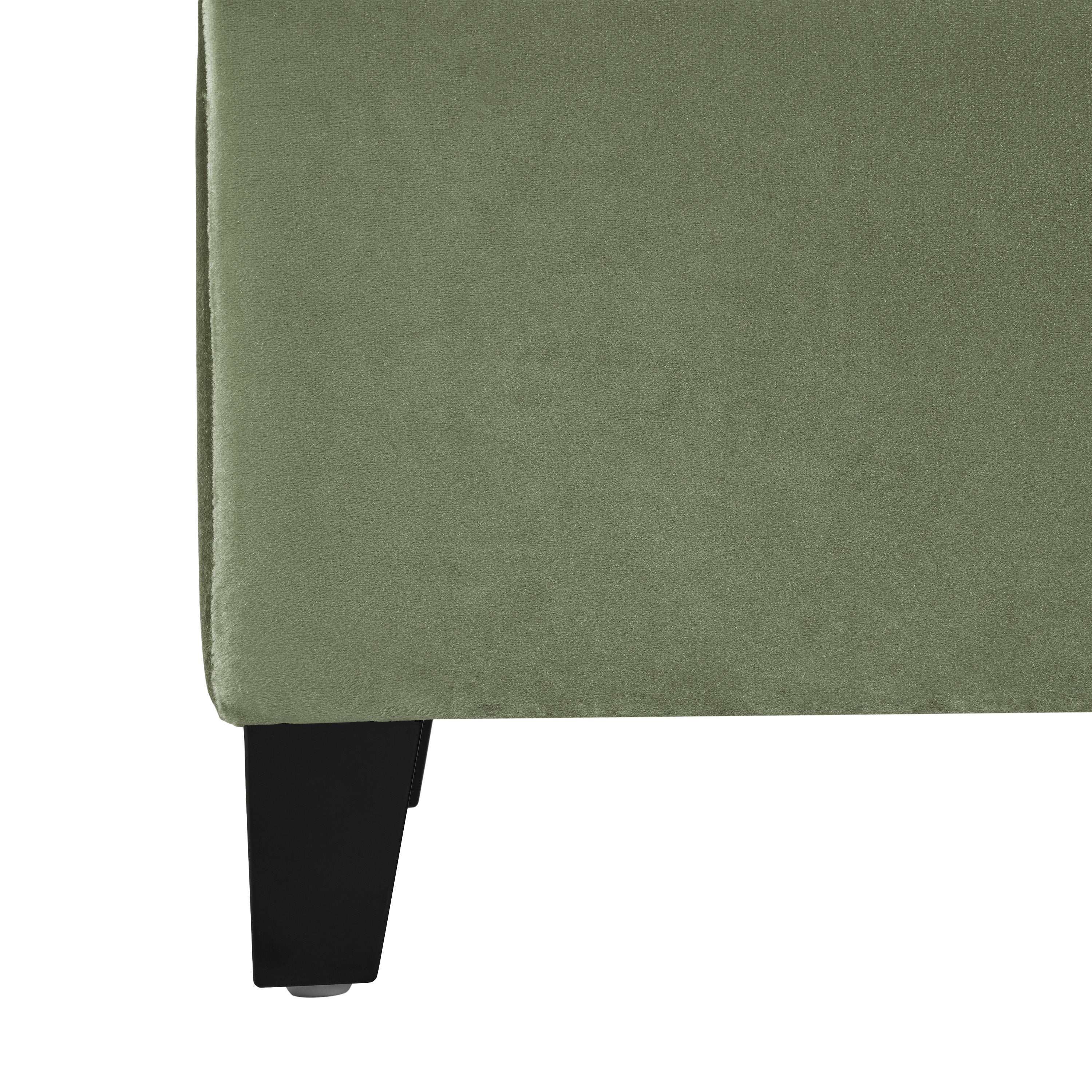 Wendover Elegant Velvet Tufted Storage Bench with Lift-Up Top and Birch Wood Legs - Grand Goldman Shop