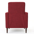 Macedonia Mid-Century Modern Button Tufted Fabric Recliner - Grand Goldman Shop