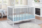 Deux Remi 3-in-1 Convertible Island Crib White/Gray | Premium Home Decor - Grand Goldman