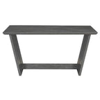 TREXM 6-Piece Retro Dining Table Set for 6, 60' Wood Kitchen Table and Chairs Set of 4 with Bench Designed Trestle Base for kitchen & Dining Room (Gray) - Grand Goldman Shop