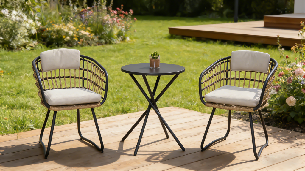 3-teiliges Outdoor-Bistro-Set
