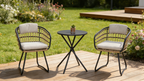 3-teiliges Outdoor-Bistro-Set