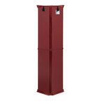 Corner Curio Cabinet Lighted Corner Display, Glass Display Shelf Shelving Bar cabinet with Tempered Glass Door, Bar Cabinet,Cabinet with Adjustable Shelf Glass Cabinet Shelves Bead Bulb Included - Grand Goldman Shop