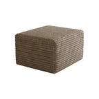 Sofa ottoman ,No Assembly Required,Camel(Plush Corduroy Fabric) - Grand Goldman Shop