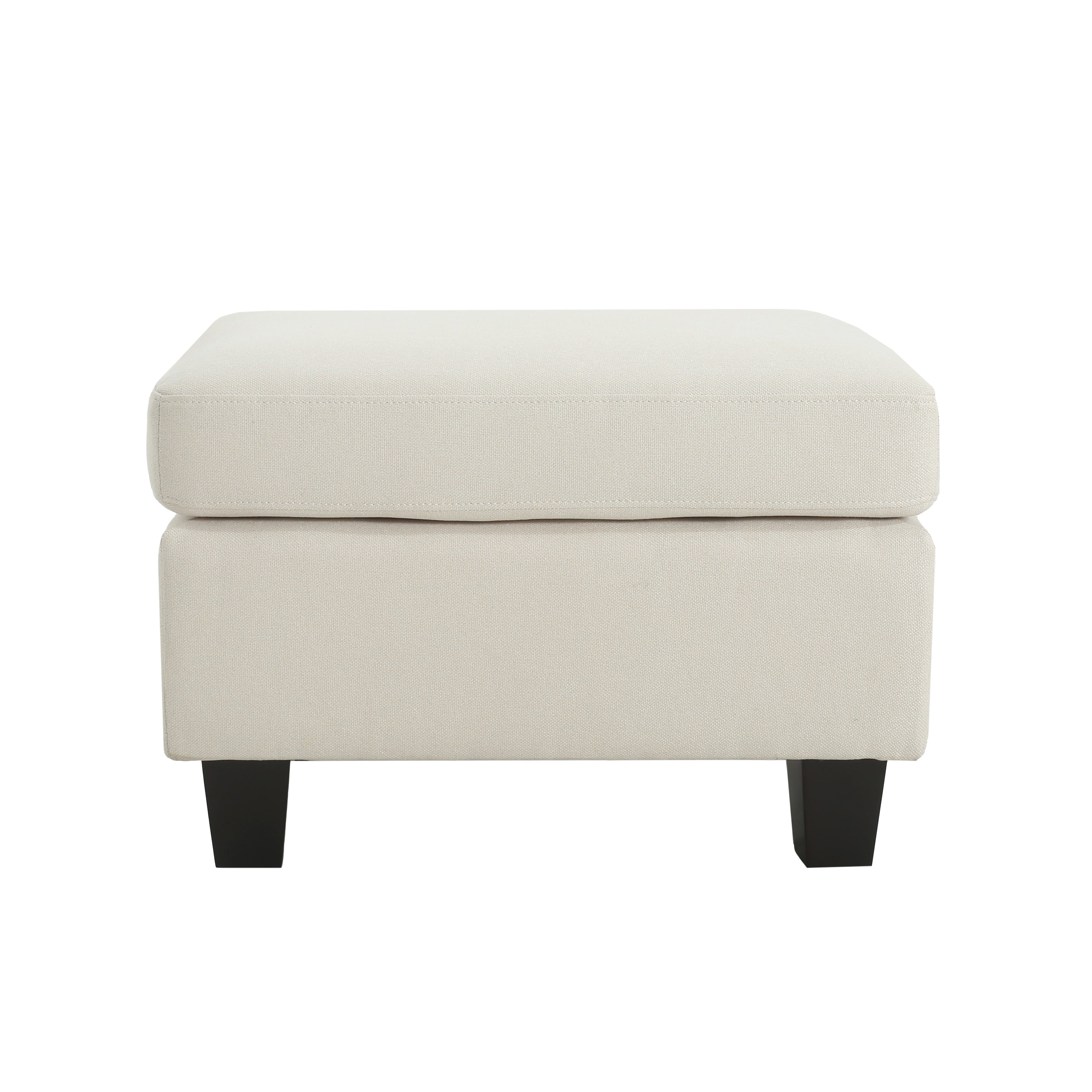 Upholstered Ottoman, Beige - Grand Goldman Shop
