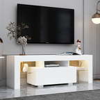Entertainment TV Stand, Large TV Stand TV Base Stand with LED Light TV Cabinet. - Grand Goldman Shop
