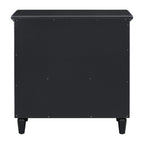 U_STYLE 28''painted Nightstand with 3 Drawers and Smooth Gliding Rails ,Simple Bedside Cabinet with Metal handle, Minimalist Sofa Side Table with rubber legs for Bedroom Sofa Couch Office - Grand Goldman Shop