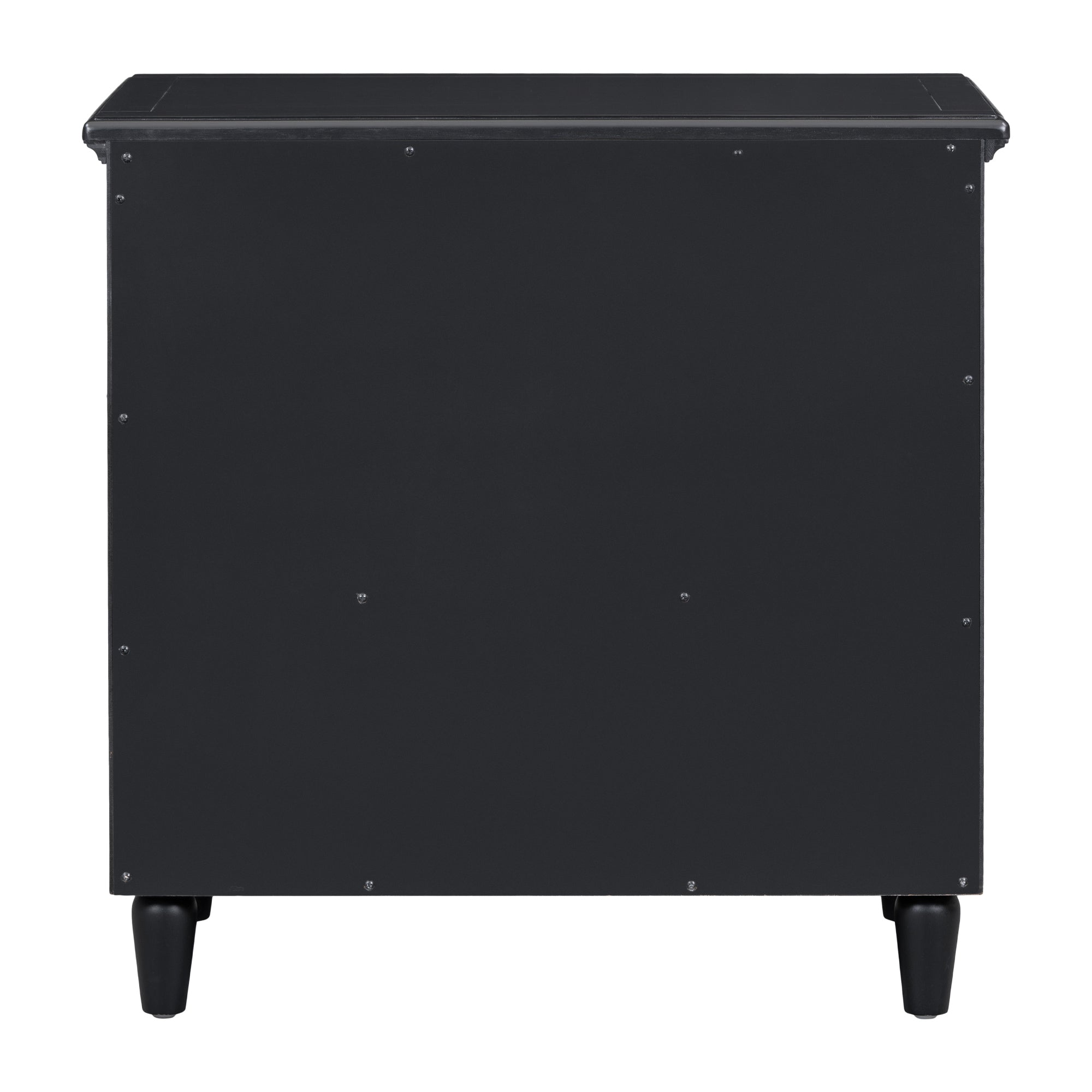 U_STYLE 28''painted Nightstand with 3 Drawers and Smooth Gliding Rails ,Simple Bedside Cabinet with Metal handle, Minimalist Sofa Side Table with rubber legs for Bedroom Sofa Couch Office - Grand Goldman Shop