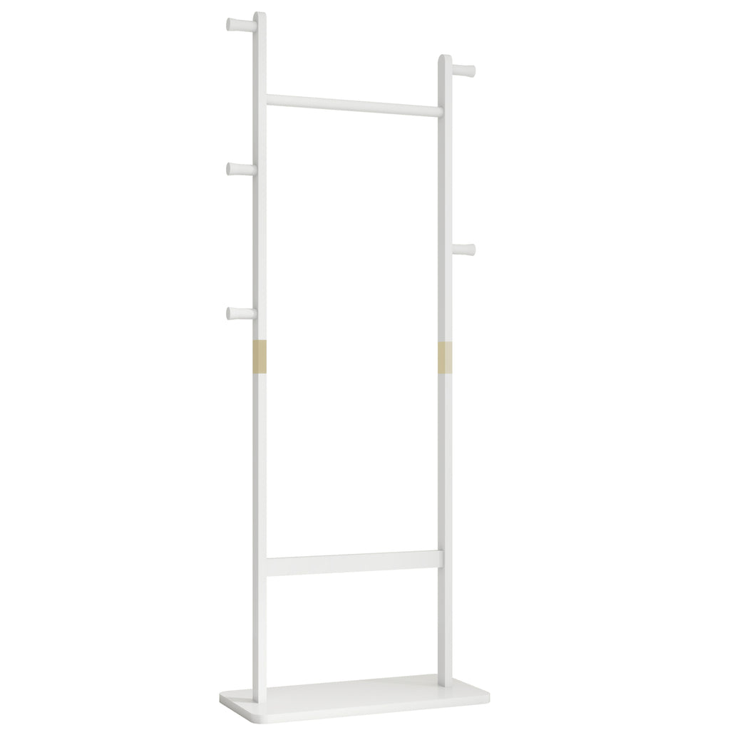 Coat Racks solid wood hanger 23.6* 11*71 in Solid environmental protection easy to assemble beautiful can be placed in the bedroom/entrance/living room (white) - Grand Goldman Shop
