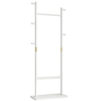 Coat Racks solid wood hanger 23.6* 11*71 in Solid environmental protection easy to assemble beautiful can be placed in the bedroom/entrance/living room (white) - Grand Goldman Shop
