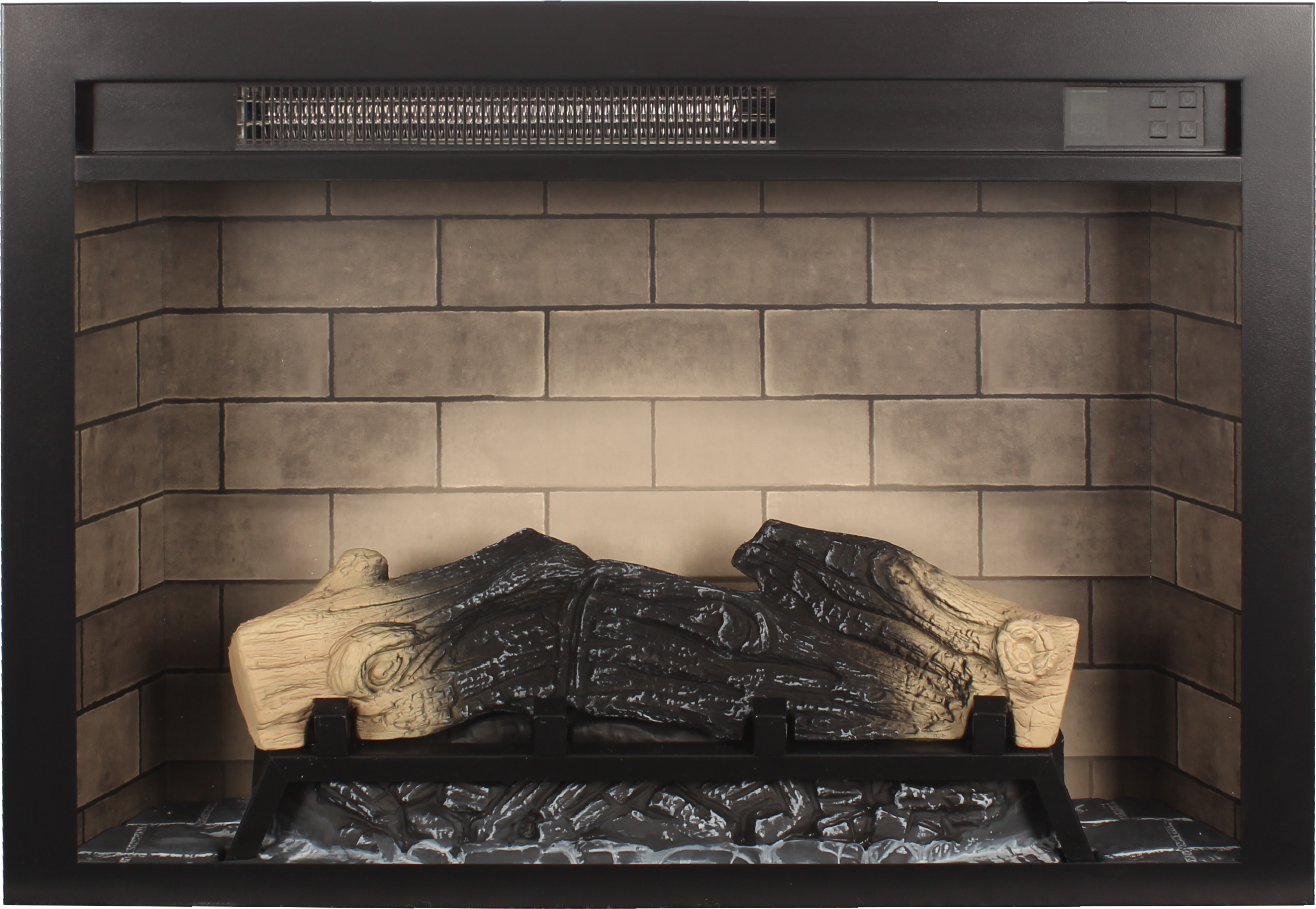 28 inch  Electric Fireplace Insert, multicolored flames - Grand Goldman Shop
