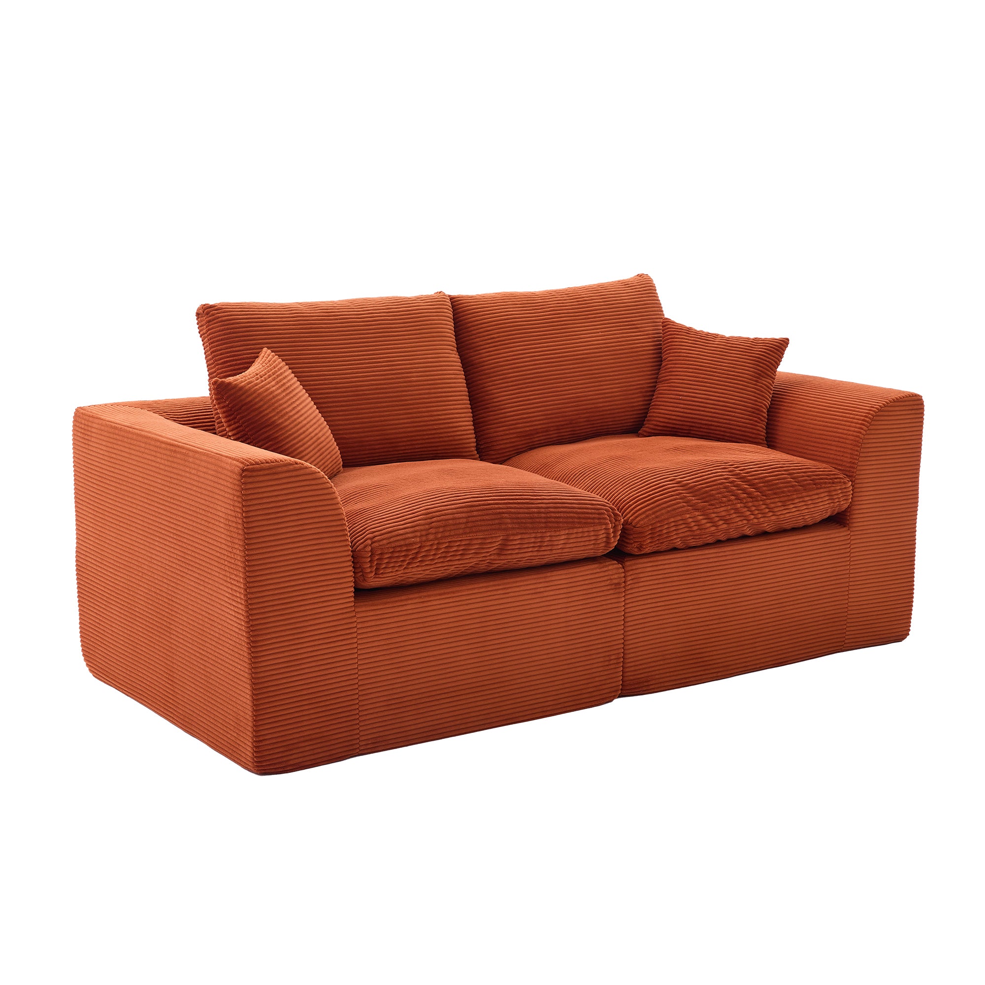 UNITED WE WIN Modular Sectional Sofa Cloud Couch,Comfy Cloud Modern Sofa,2 Seater with Cushion Covers Removable Furniture for Living Room Bedroom Apartments Dorms,No Assembly Required - Grand Goldman Shop