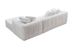 107.9'Cloud Modular Sectional Sofa Couch with L-Shape Chaise,Modern Minimalist Upholstered Couches for Living Room Bedroom,Deep Seat Corner Couch,No Assembly Required - Grand Goldman Shop