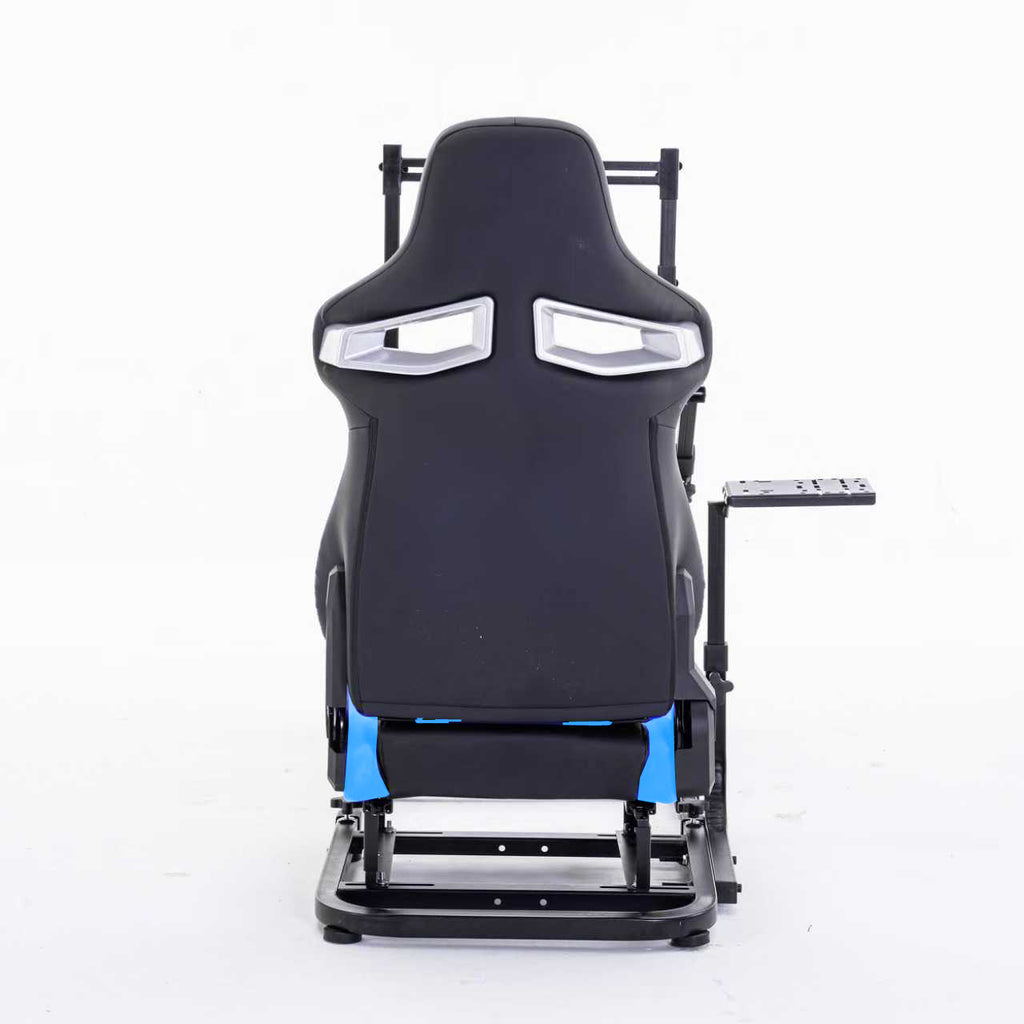 Enhanced and stable racing wheel cockpit, compatible with Fanatec, PXN, Thrustmaster, and Logitech adjustable driving simulat