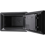 Keypad Fireproof Security Safe in Black Steel, 0.54 Cubic Ft, Durable and Secure - Grand Goldman