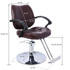 Hair Salon Chair Styling Heavy Duty Hydraulic Pump Barber Chair Beauty Shampoo Barbering Chair for Hair Stylist Women Man,wit