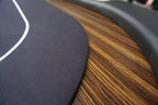 INO Design 96' Poker Table for Casino Texas Holdem Game with Premium Aura Speed Cloth Wooden Texture Racetrack Chips Tray Cup