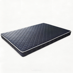 6 Inch Waterproof Foam Mattress, Navy Blue Quilted Breathable Fabric, Twin Size - Grand Goldman Shop