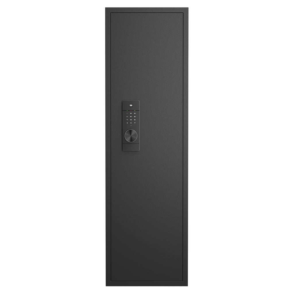 53' Passwod Touch Panel In-Wall Safe,Hidden Wall Gun Safe for Rifles with Adjustable Shelves,Assembled Storage Multifunctiona