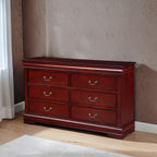 Louis Philippe Cherry Finish Dresser - Grand Goldman Shop