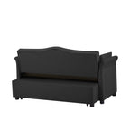 Black Velvet Sleeper Sofa Bed - Grand Goldman Shop