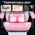Ergonomic Video Gamer Chairs,Computer Gaming Chairs with Massage Lumbar Support and footrest,Racing Style Computer Chair Adju