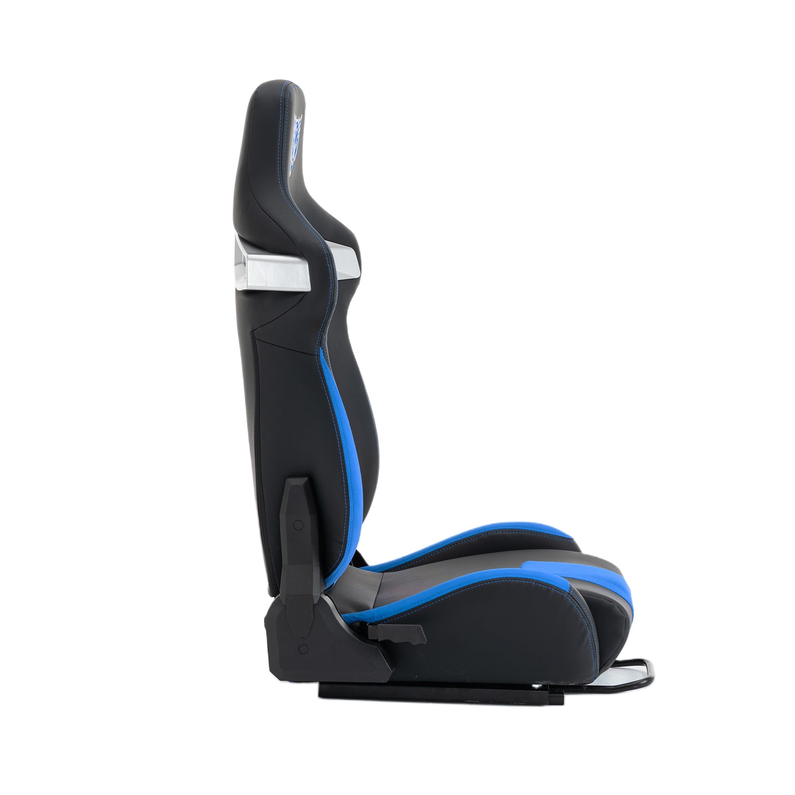Universal PVC Bucket Style Reclinable Sport PU Leather Simulator Racing Seat with Adjustable Lock Slide - Grand Goldman