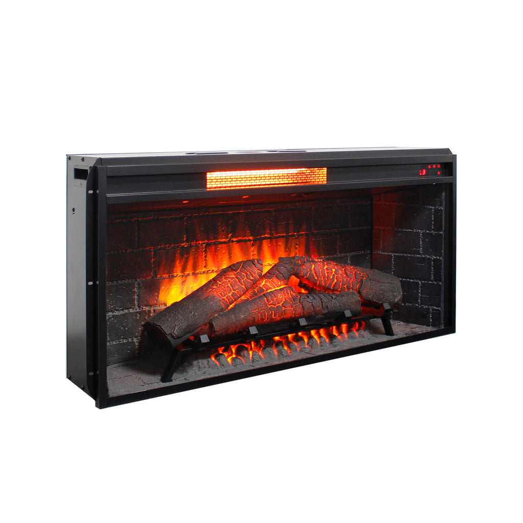 36 inch Infrared Electric Fireplace with Removable Trim kit Insert, Touch Panel Home Decor Heater - Grand Goldman Shop