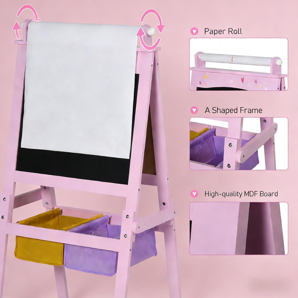 Kids Art Easel,Wooden Art Easel - Grand Goldman