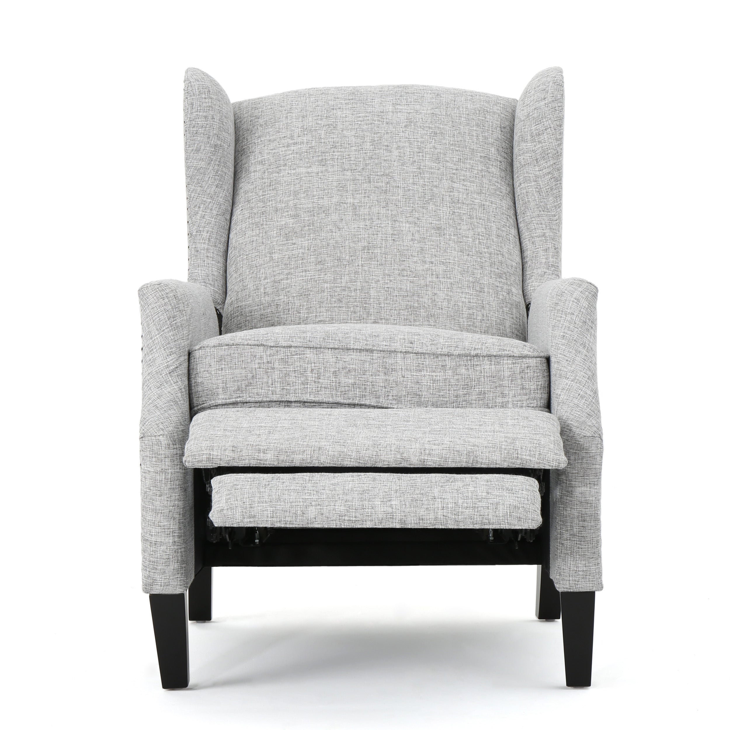 Westeros Wing Back Fabric Upholstered Recliner - Grand Goldman Shop