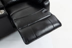 Artificial leather electric sofa bed, 2 lounge chairs, comfortable armrests and backrest lounge chairs, living room sofa set, with coffee table - Grand Goldman Shop