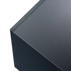 Modern Black TV Stand, 20 Colors LED TV Stand w/Remote Control Lights - Grand Goldman Shop