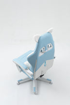 Cat Ears Gaming Chair - Ergonomic PU Leather Office Chair, Cute Chair with Footrest for Adult 310lbs Capacity, 90°-155° Recli