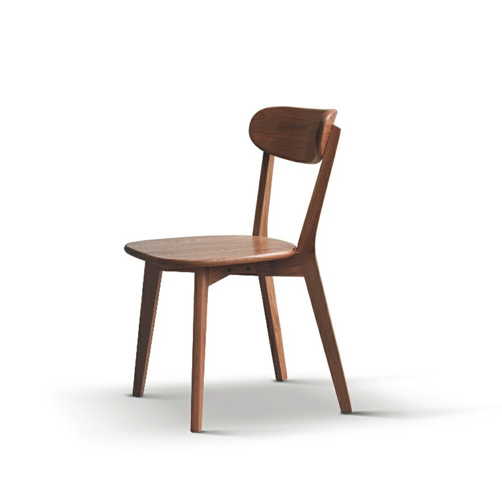 Dining chair wooden FAS grade oak natural wood made in North America 100% dirt-free wood chair solid chair table chair wooden living room chair simple and natural 46.5 * 54 * 80cm - Grand Goldman Shop