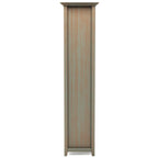 Stylish Amherst 30 inch Solid Wood 5 Shelf Bookcase in Distressed Grey - Available at Grand Goldman