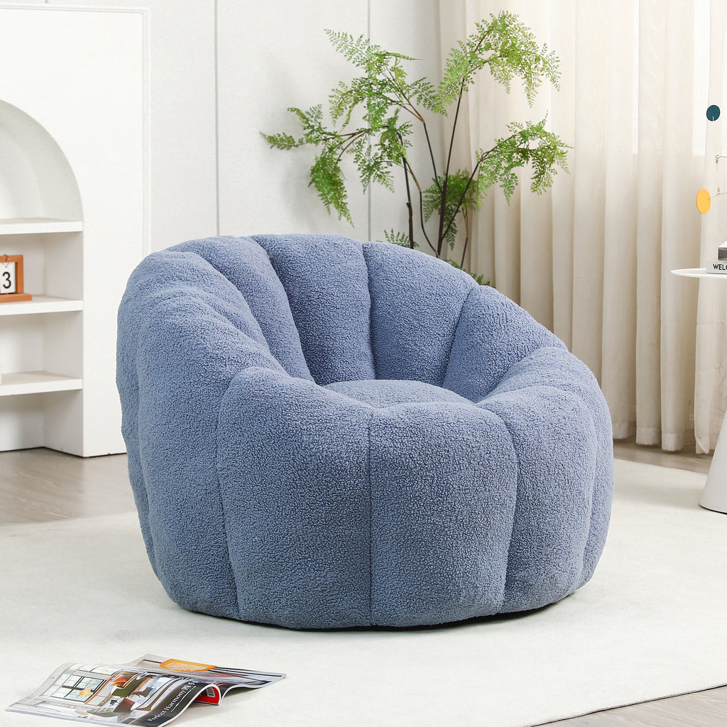 Bean Bag Chair, Bean Bag Sofa Chair with Armrests Stuffed High-Density Foam, Lazy Sofa Comfy Chairs BeanBag Chair for Adults in Living Room,Bedroom Reading - Grand Goldman Shop
