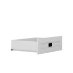 Tall Bedroom Armoire Wardrobe Closet Clothing Storage Cabinet with Hanging Rod Barn Door Drawers Open Shelves - Grand Goldman Shop