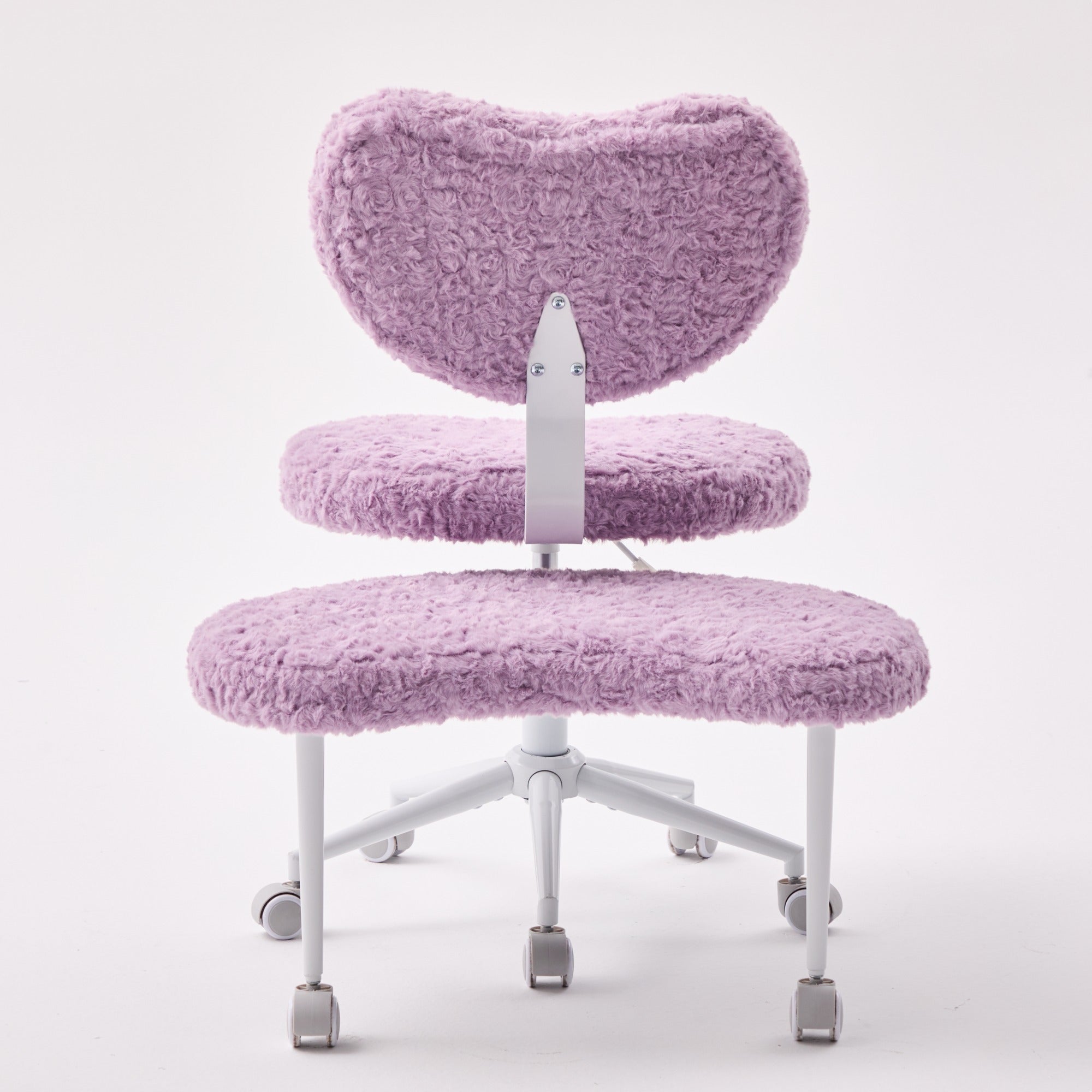 Artificial rabbit hair Meditation Chair Plus, Cross Legged Chair with Wheels, ADHD Chair, Criss Cross Desk Chair with Lumbar 