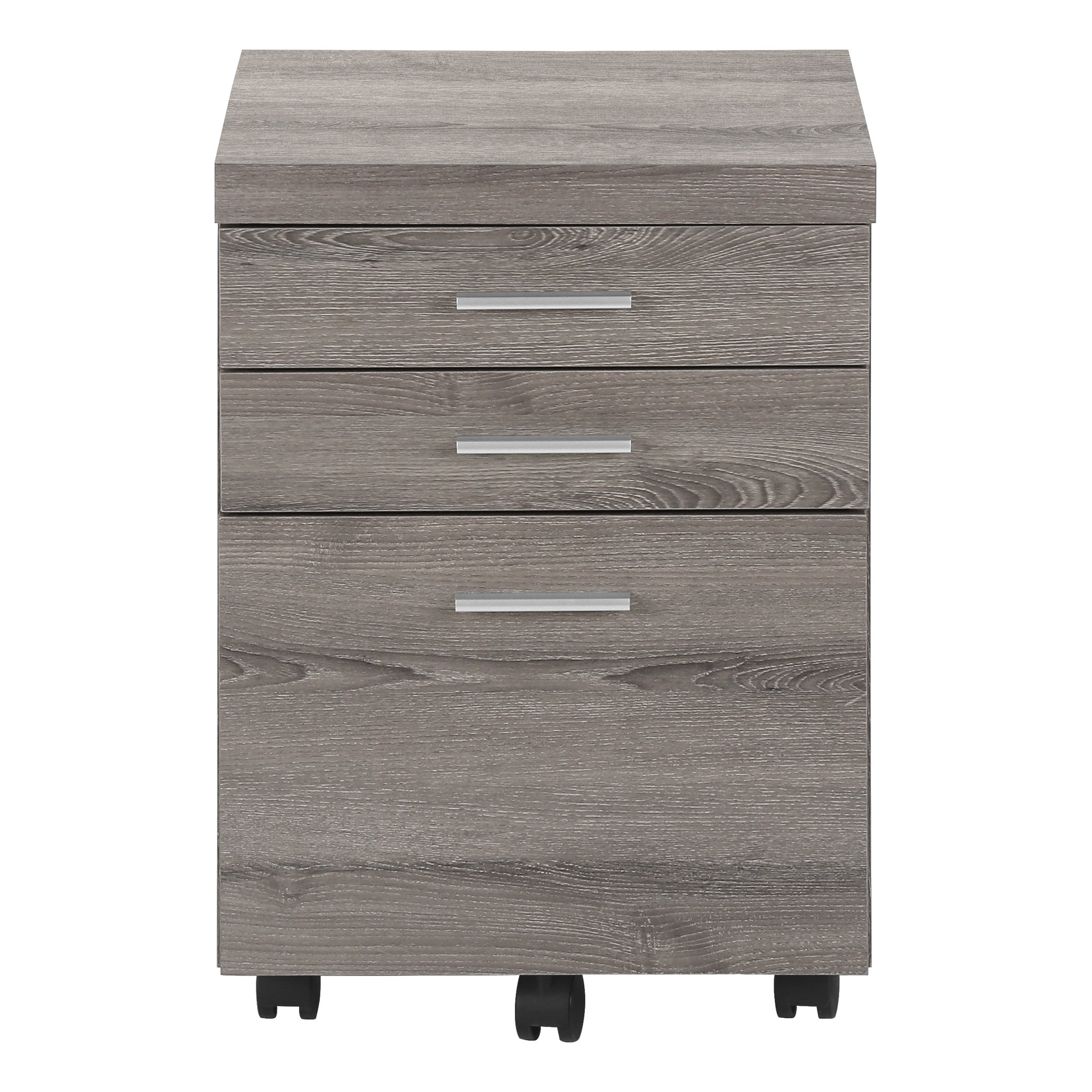 File Cabinet, Rolling Mobile, Storage Drawers, Printer Stand, Office, Work, Brown Laminate, Contemporary, Modern | Premium Ho
