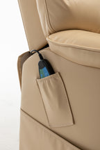 Lounge chair lift chair relax sofa chair sitting room furniture sitting room power supply elderly electric lounge chair (180 degree lying flat) - Grand Goldman Shop