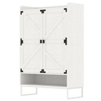 Shoe Cabinet with Doors, 6-Tier Shoe Storage Cabinet with Adjustable Shelves, Wooden Shoes Rack Shoe Storage Organizer for Entryway, Hallway, Closet, Living Room - Grand Goldman Shop