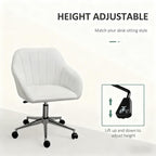 Faux Leather Office Chair, Adjustable Swivel Design for Home Office, Sleek Modern Look & Comfy Seating - Grand Goldman