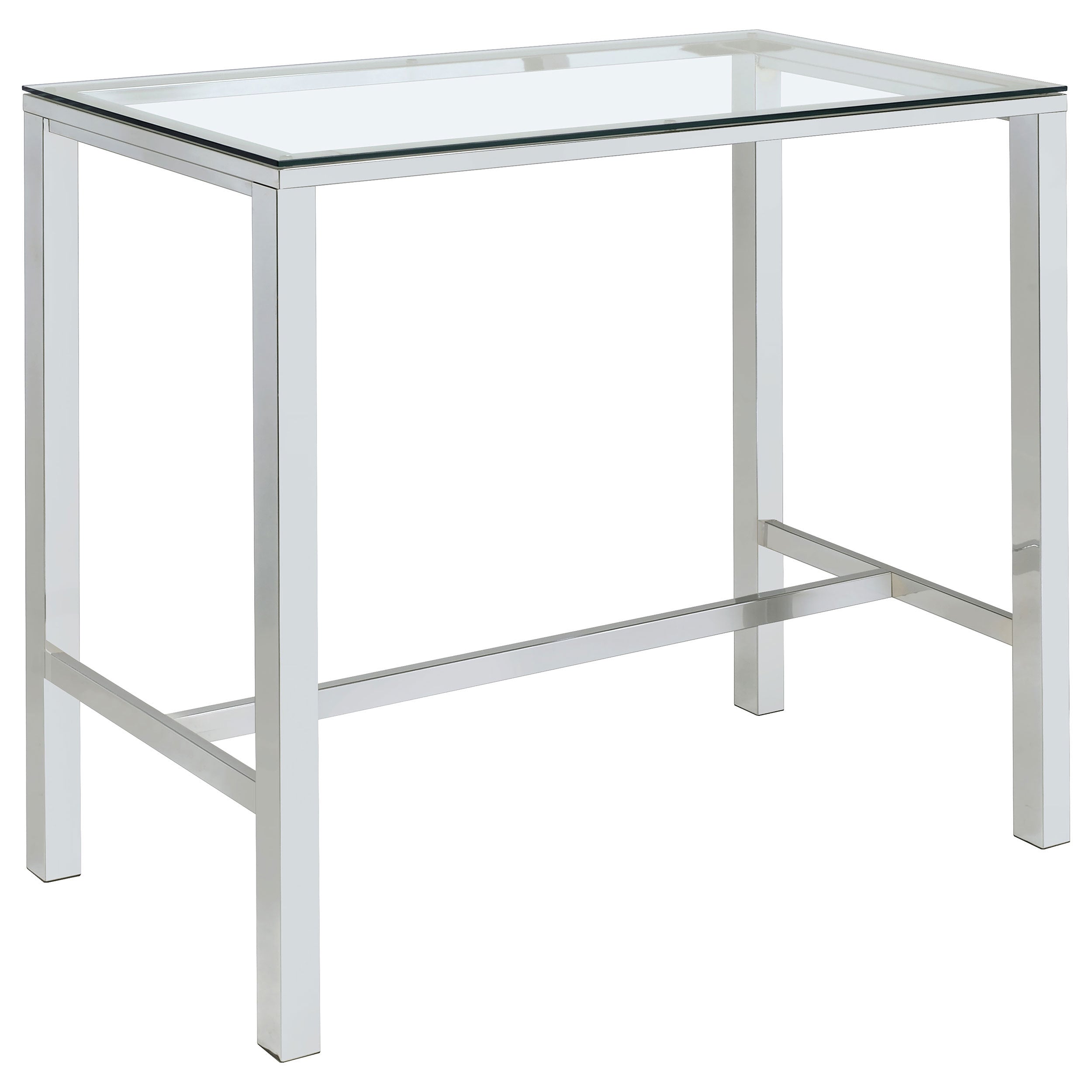 Tommy Chrome 47-inch Bar Table - Grand Goldman Shop